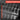 Set of drill bits with a list of characteristics on a black background