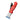 Red folding utility knife on a white background.