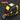 Yellow and black laser measure with digital display on a dark background