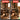 Before and after comparison of a person using a laser level on wooden flooring.
