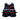 Black and red tool vest with multiple pockets on a white background