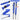 Blue pen with features highlighted on a white background