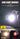 COB light source with warning label on a dark background