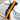 Alloy contour gauge profile tool, featuring an orange and black design, held by a person in front of a white car.