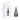 Dual-head screwdriver with packaging and measurements on a white background