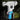 High carbon steel hammer with vacuum titanium plating on a dark background