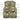Khaki vest with multiple pockets labeled on a white background