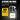 Lithium polymer battery with carabiner on a black background