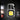 Mini LED flashlight with polymer lithium battery on a dark background