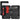 Mobile phone repair tool set with various tools and components in an open black storage box.