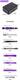 Product size chart with accessories listed, including dimensions and types of components.