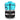 Safety vest with blue and black design on a white background.
