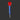 Screwdriver with red head and blue handle on a dark background