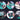 Set of images showing a screwdriver being used on various objects with a dark background.