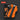 Orange contour gauge with black measurements on a dark background
