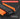 Tile cutter with orange and black design on a dark background, featuring text about long-term use and adjustable tightness.