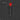Screwdriver with red head and black handle on a dark background
