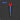 Blue screwdriver with red cap on a dark background
