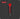 Red pen with cap on a black background