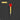 Screwdriver with red handle and gold body on a dark background