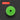 A bright green circular disc with a central hole, shown from above on a dark gray background with subtle concentric wave lines. A red label in the top-left corner reads '125 MM 1 PCS INNER HOLE 22 MM'.