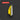 A yellow and gray sanding or grinding handle with a textured abrasive face, shown on a dark gray background with concentric circle patterns and a red label reading 'HANDLE GRIT 180'.