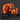 Orange diamond grinding tool with features highlighted on a dark background