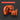 Orange drill bit sharpener with three additional sharpener heads on a dark background