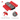 Heavy-duty red contour gauge made from durable ABS plastic with precision scale markings for accurate shape duplication.