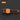 Orange and black brush on a dark background with 'Orange' label