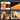 Orange magnetic wristband with features highlighted on a black background