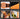 Orange magnetic wristband with features highlighted on a black background
