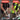 Before and after comparison of a worker wearing a high-visibility vest with tools.