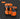 Orange safety vests with reflective stripes on a dark background