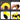 A 2x2 feature infographic for yellow and black foam protective pads. The panels show hands demonstrating the product's flexibility, weight, hook-and-loop backing, and various cut shapes, with text labels: 'FLEXIBLE FOAM CONSTRUCTION', 'SMALL & LIGHTWEIGHT', 'HOOK & LOOP BACKING', and 'MULTIPLE SHAPE & SIZE'.