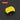 A yellow curved mouse pad shown on a dark gray background with concentric circle graphics and text labels reading 'MOUSE 5 INCH' and '5.0"'.