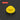 A bright yellow round suction cup or grip pad shown on a dark gray background with concentric ripple lines. A red label at the top left reads 'ROUND 5 INCH' and small white text below the product says '5.
