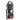 Black and gray keychain COB flashlight with textured surface on a white background.