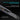 Knife with built-in blade warehouse on a black background