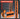 Orange measuring tool with features listed on a gray background