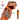 Orange Profila Tools magnetic wristband worn on a wrist, holding various screws, nuts, and screwdriver bits. A magnet icon and lightning effects highlight its strong magnetic hold.