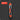 Scribing ruler with orange handle on a black background