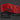 Red tool set with 306 pieces on a black background