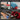 A 2x2 promotional collage showing four polishing tasks: glass polishing, tile polishing, wood polishing, and metal polishing. Each panel includes a person's hand or gloved hand using a red rectangular block for one of the tasks, with white text labels at the top of each quadrant on a dark gray background.