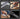 Collage of a knife with features highlighted on a dark background