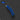 Blue utility knife on a dark background with 'BLUE' label