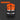 Orange safety vest with reflective stripes on a dark background