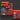 Set of tools with two different box options on a black background