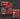 Set of tools with two different box options on a black background