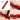 Red contour gauge tool for duplicating large shapes with precision on wood, tile, and flooring edges.